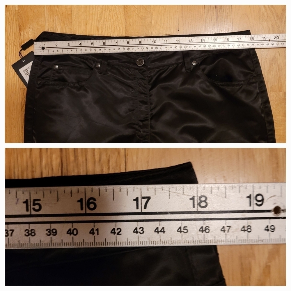 Giorgio Armani Black Flare Corduroy Pants - Picture 12 of 14